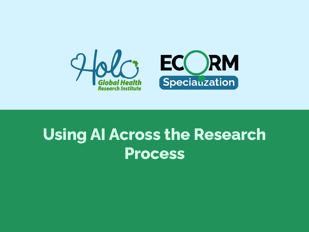 Using AI Across the Research Process