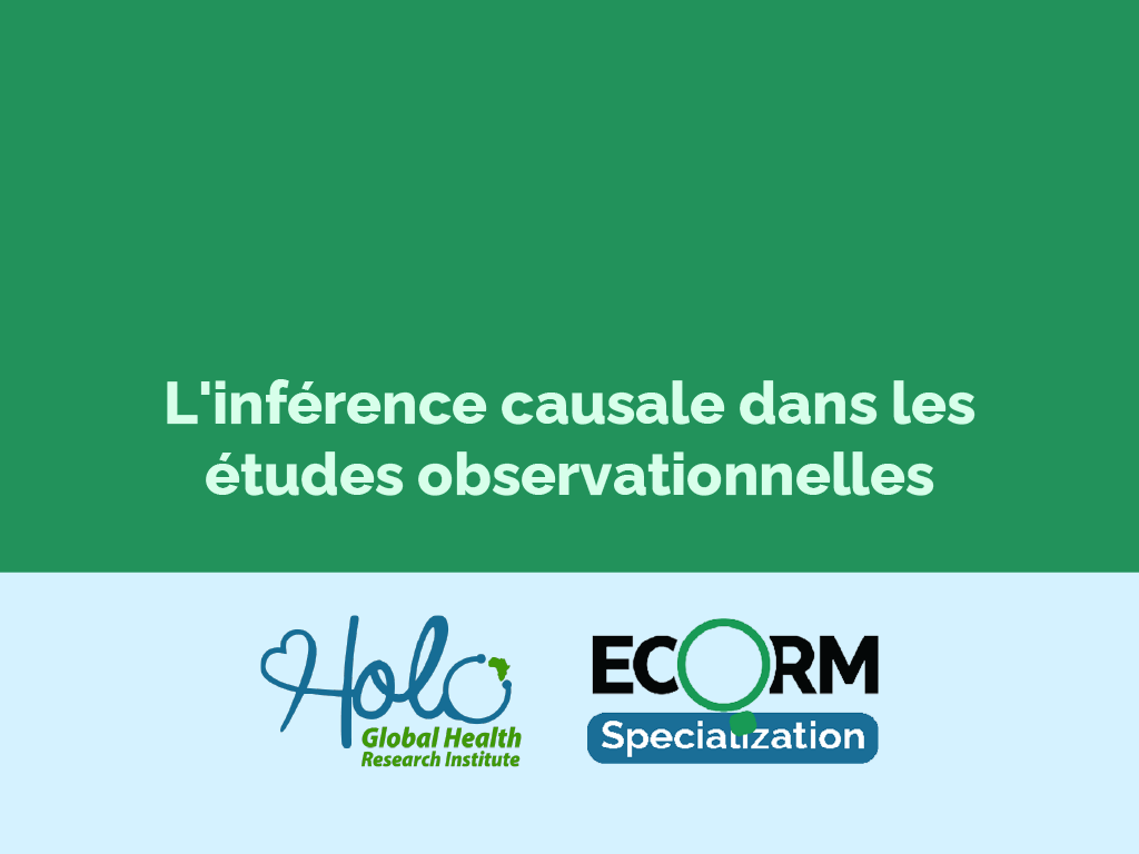 L'inférence causale dans les études observationnelles