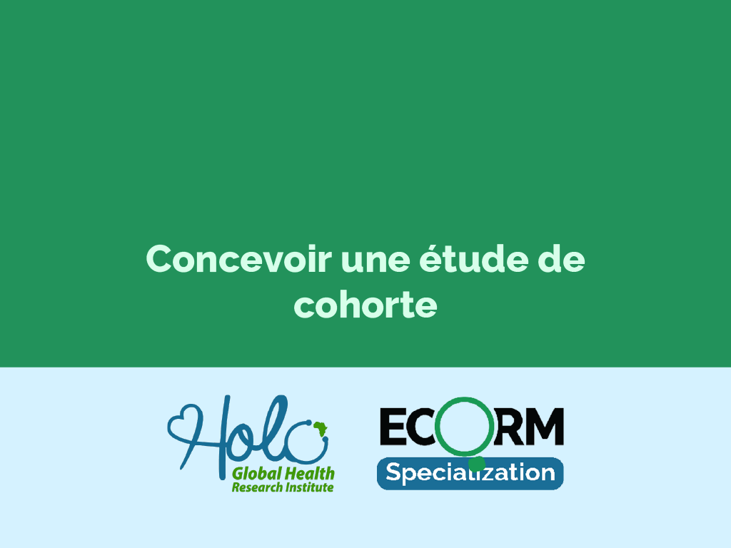 Concevoir une étude de cohorte