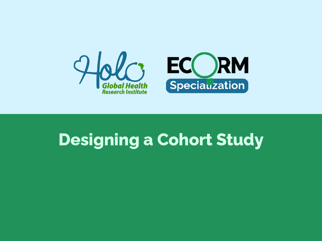 Designing a Cohort Study
