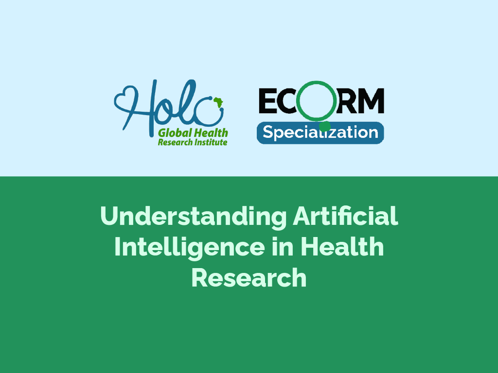 Understanding Artificial Intelligence in Health Research